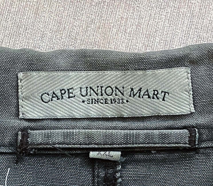 View of cape union mart logo on the label.