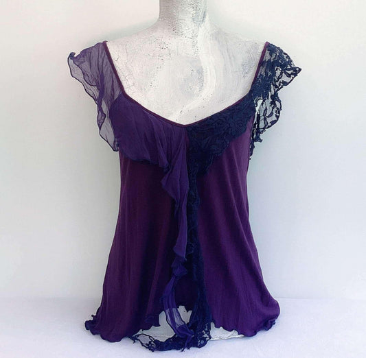 Angel Cami Viscose - Deep Purple - Forest Life