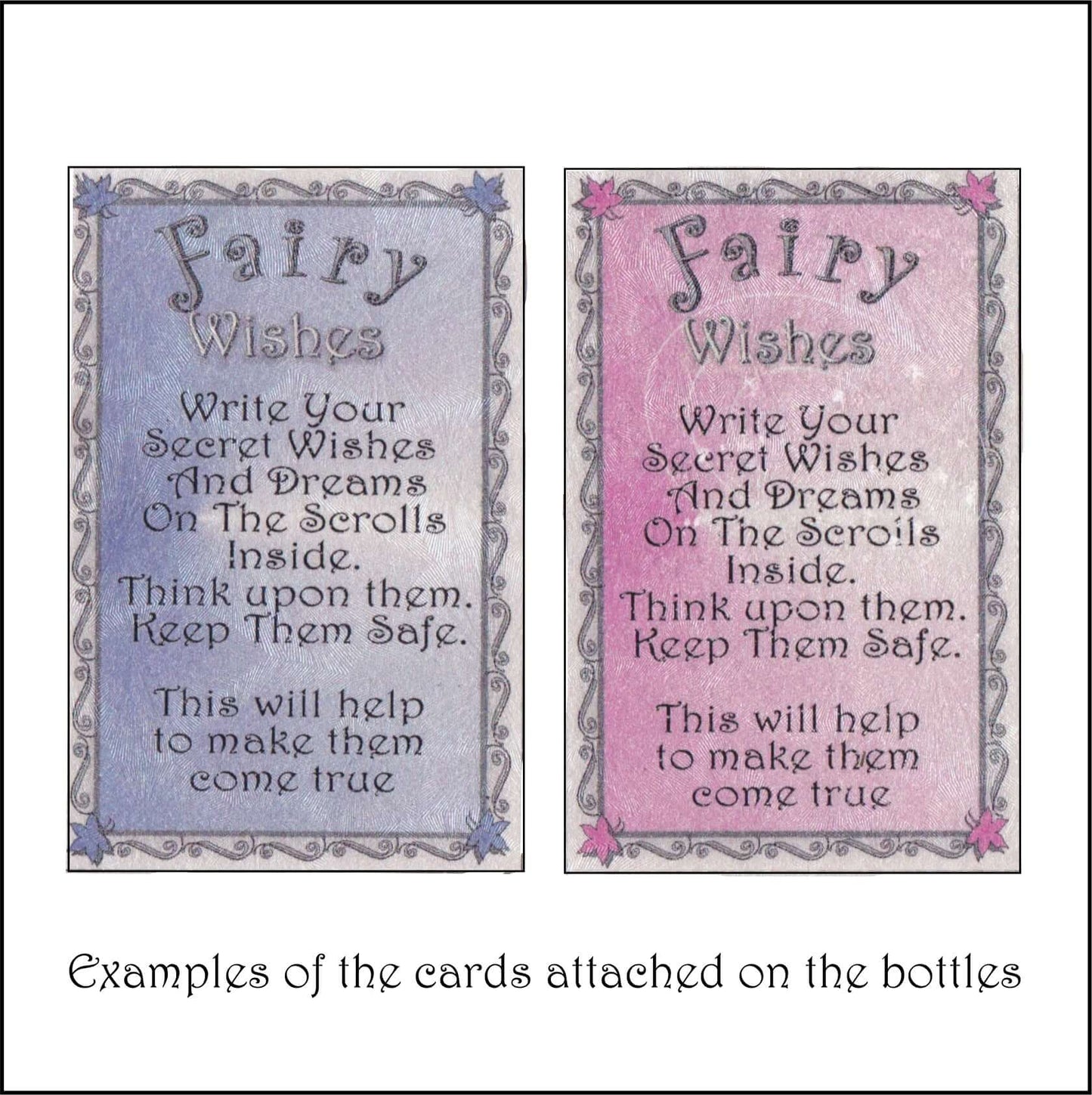 View of the actual inscription card.