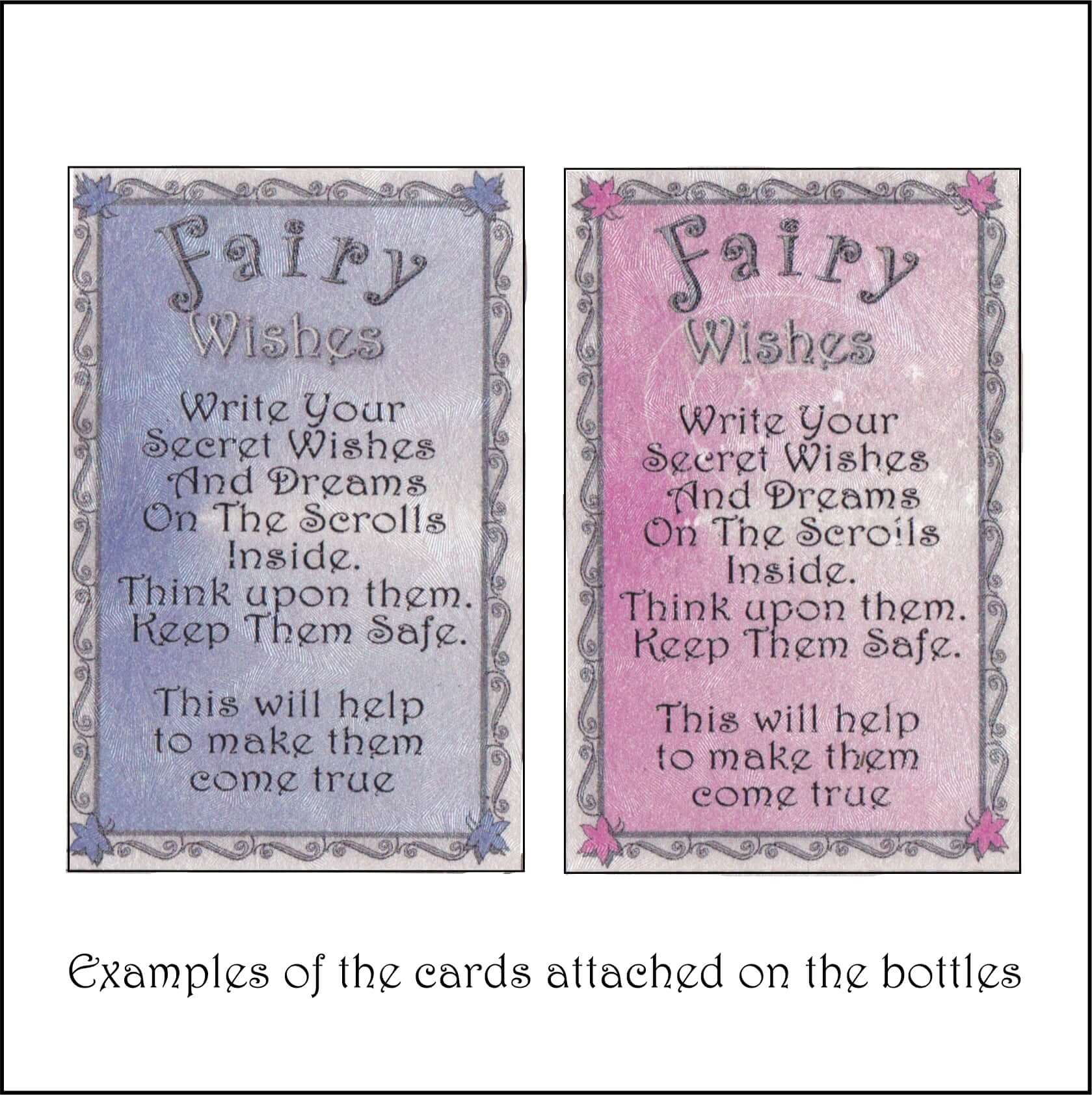 View of the actual inscription card.