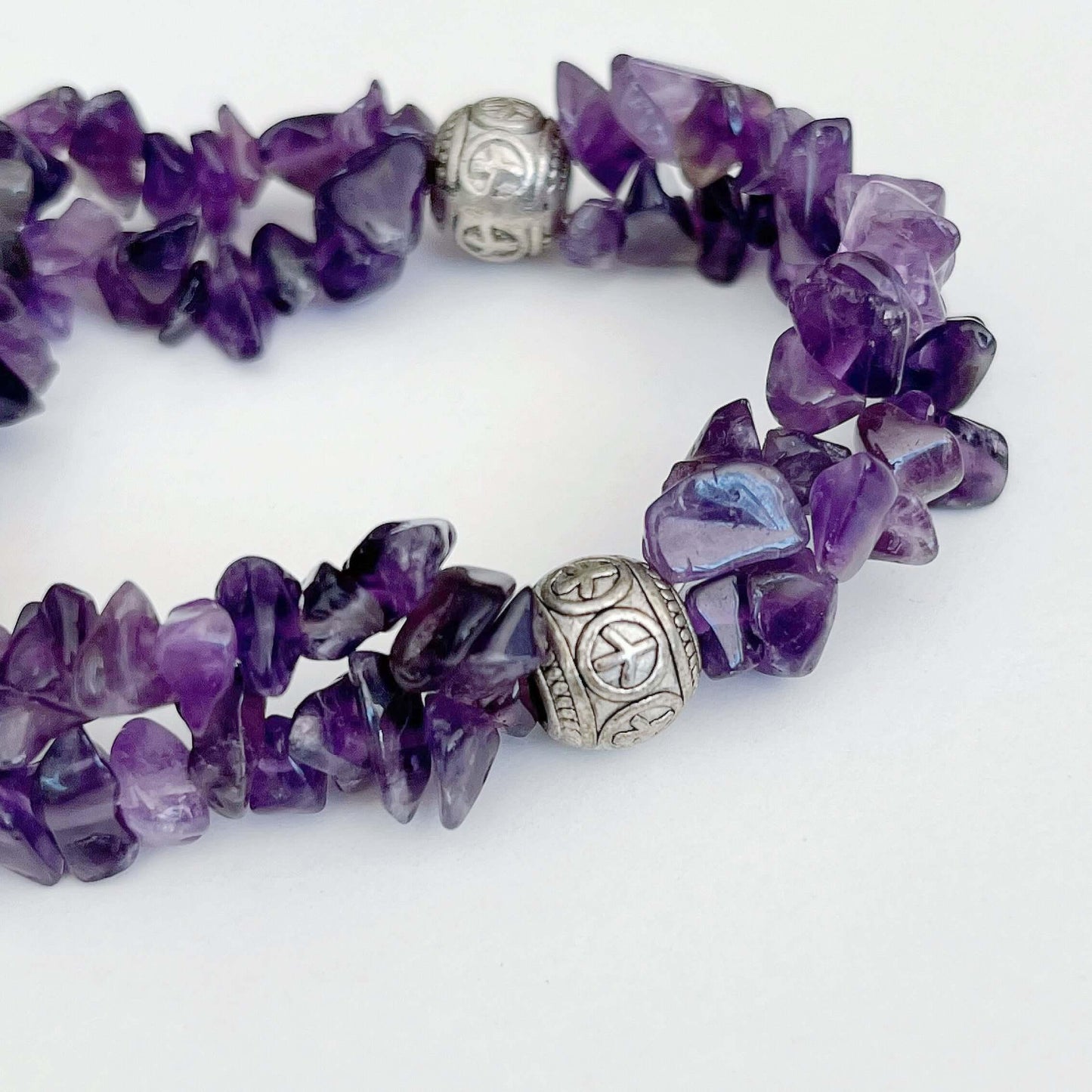 Amethyst Double-Strand Bracelet - Forest Life