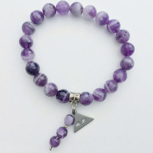 Amethyst Illuminati Charm Bracelet - Forest Life